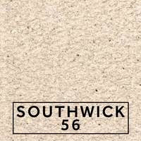 Southwick 56 textured stone effect paint close-up showing a soft warm beige limestone and travertine finish