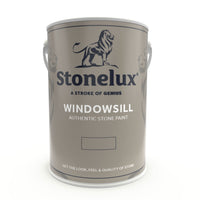A 5 litre tin of Stonelux Windowsill Paint
