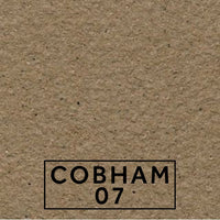 Cobham 07 textured stone effect paint close-up showing an earthy brown buff gritstone inspired finish