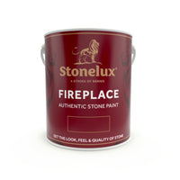 2.5L tin of Stonelux Fireplace Paint Stone Effect Paint