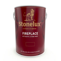 5L tin of Stonelux Fireplace Paint Stone Effect Paint
