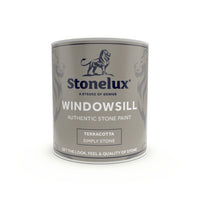 A 1 litre tin of Stonelux Windowsill Paint