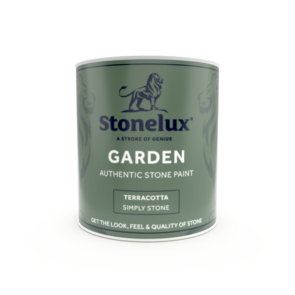 Stonelux Garden Paint 1L tin for authentic stone effect fireplace finishes