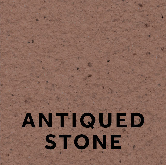 Fairfax 12 Antiqued Stone textured stone effect paint close-up showing a warm red sandstone finish with soft pink undertones