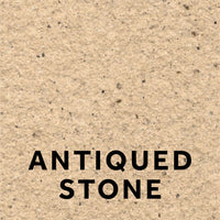 Abbey 26 Antiqued Stone textured stone effect paint close-up showing a soft creamy buff finish with gentle warm yellow undertones