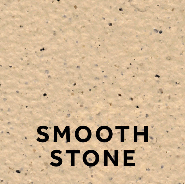 Abbey 26 Smooth Stone stone effect paint close-up showing a soft creamy buff finish with gentle warm yellow undertones