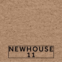 Newhouse 11 textured stone effect paint sample showing a soft peach pink finish with warm sandy undertones