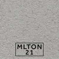 Milton 21 textured stone effect paint close-up showing a soft light grey Portland stone finish