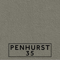 Penhurst 35 textured stone effect paint close-up showing a warm grey finish with subtle green undertones