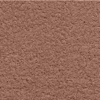 Millgate 37 textured stone effect paint close-up showing a warm rose brown sandstone finish with muted pink and terracotta tones