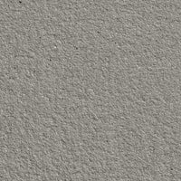 Grey 50 textured stone effect paint close-up showing a warm grey finish with gentle brown undertones