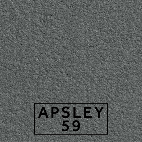 Apsley 59 textured stone effect paint close-up showing a refined mid grey granite finish