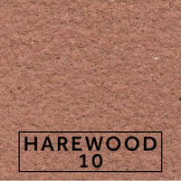 Harewood 10 textured stone effect paint close-up showing a rich pink brown sandstone finish with natural depth