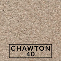 Chawton 40 textured stone effect paint close-up showing a deep biscuit beige finish with subtle grey undertones